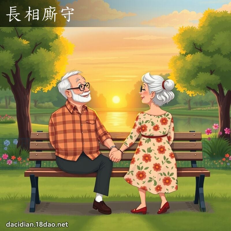 长相廝守 - 国语大辞典配图