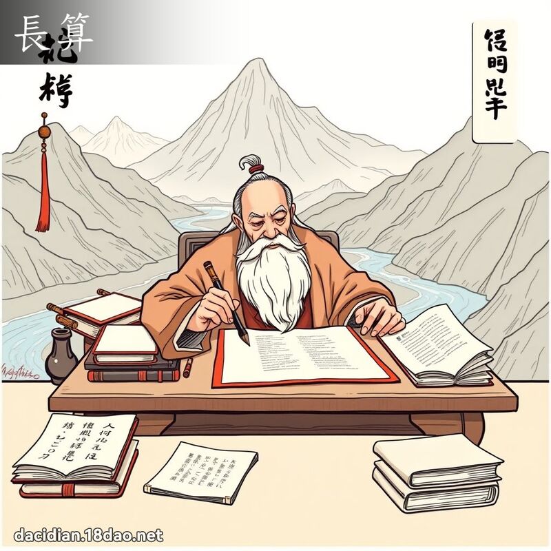 長算 - 國語大辭典配圖