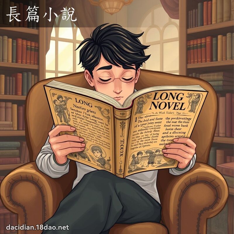 长篇小说 - 国语大辞典配图