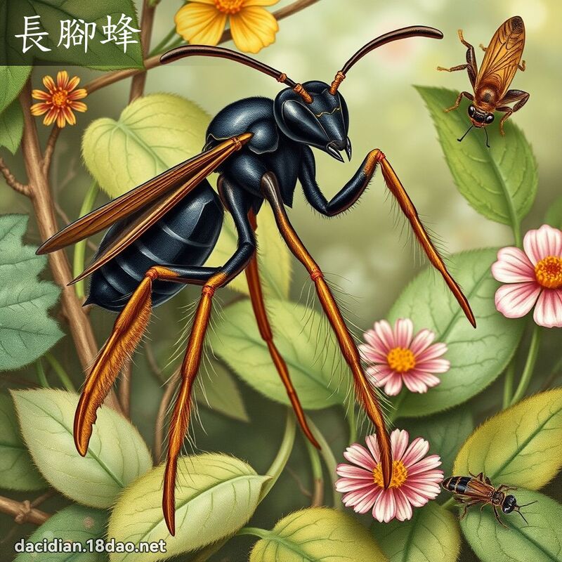 長腳蜂 - 國語大辭典配圖