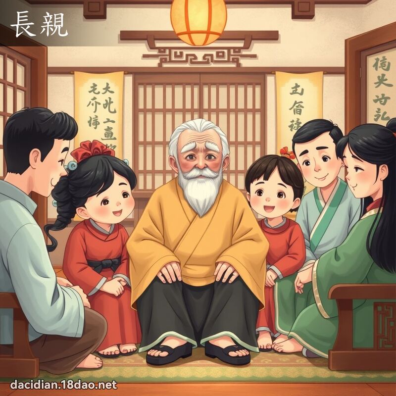 長親 - 國語大辭典配圖