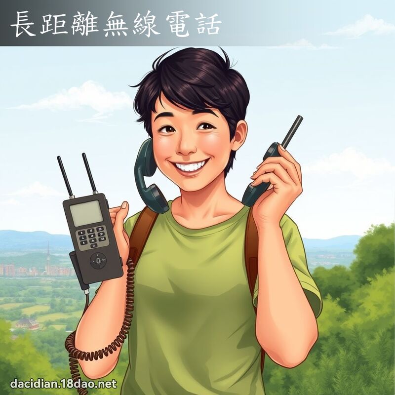 長距離無線電話 - 國語大辭典配圖