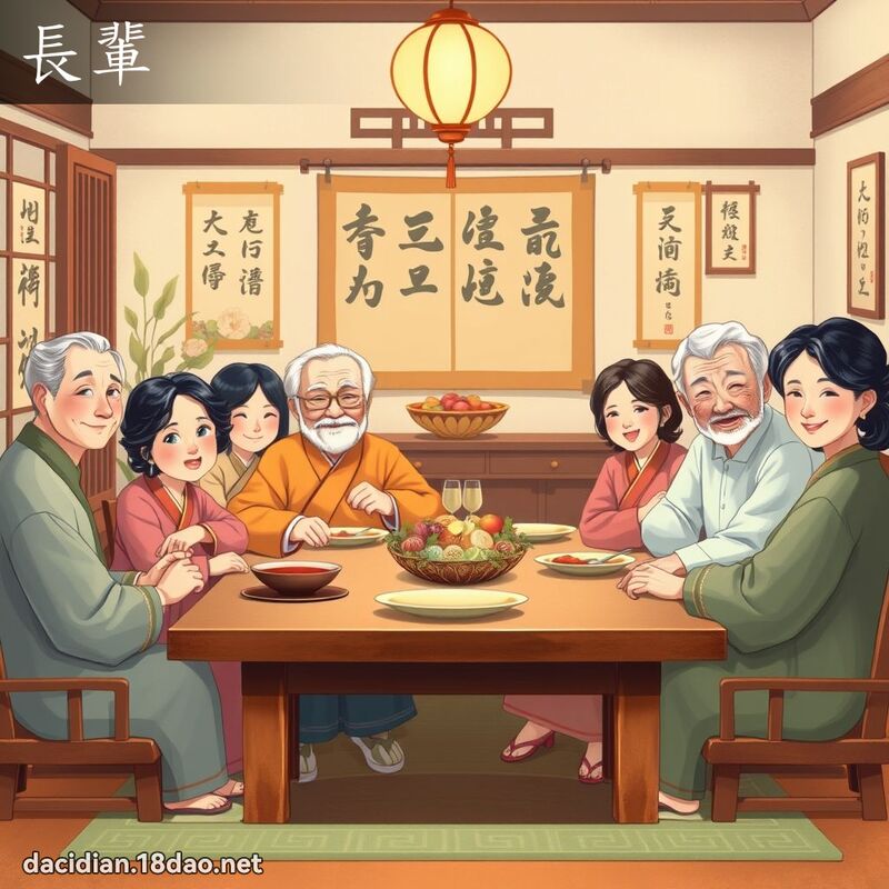 长辈 - 国语大辞典配图