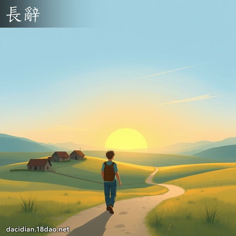 長辭 - 國語大辭典配圖