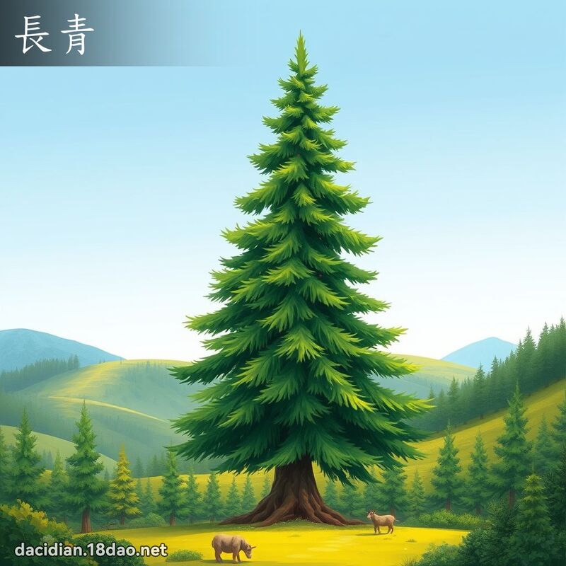 長青 - 國語大辭典配圖
