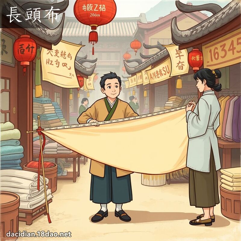長頭布 - 國語大辭典配圖