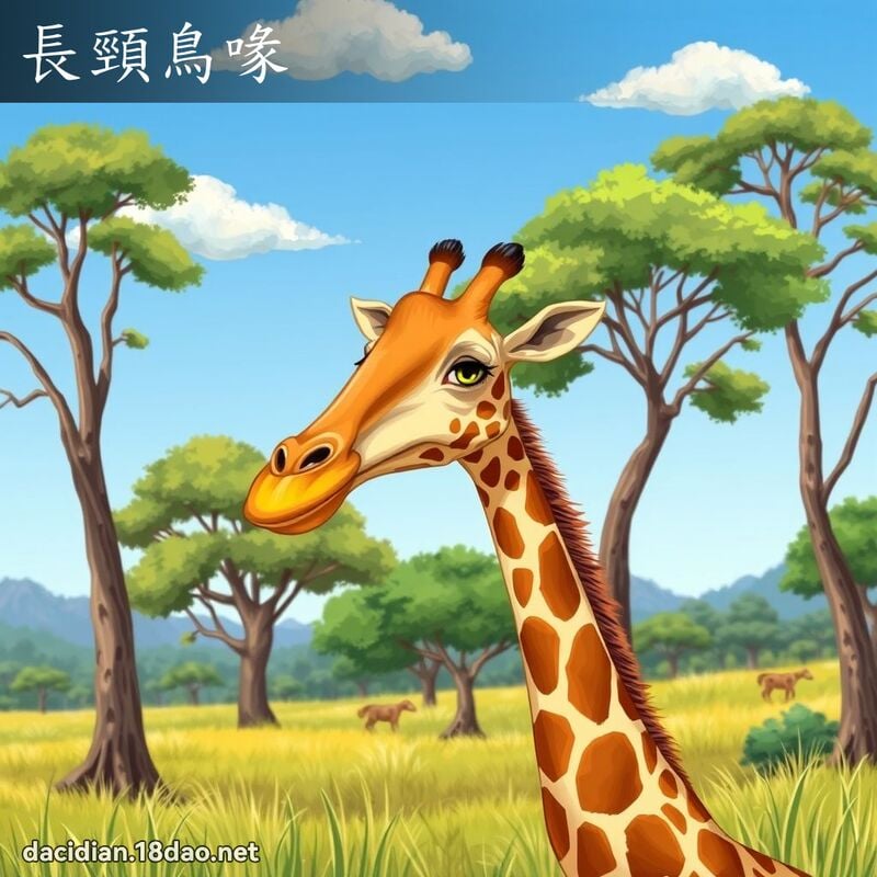 長頸鳥喙 - 國語大辭典配圖