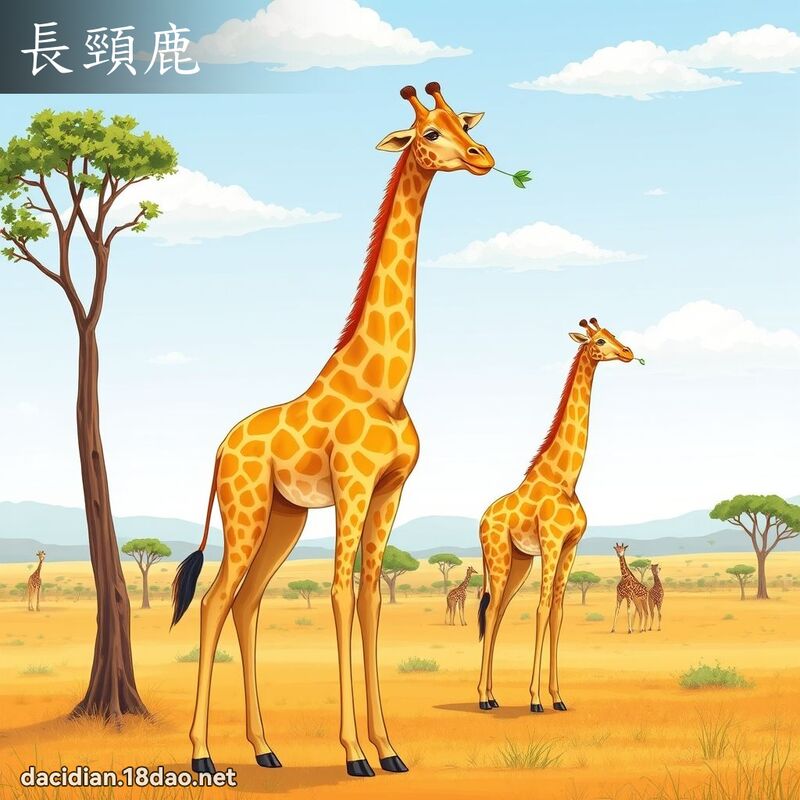长颈鹿 - 国语大辞典配图