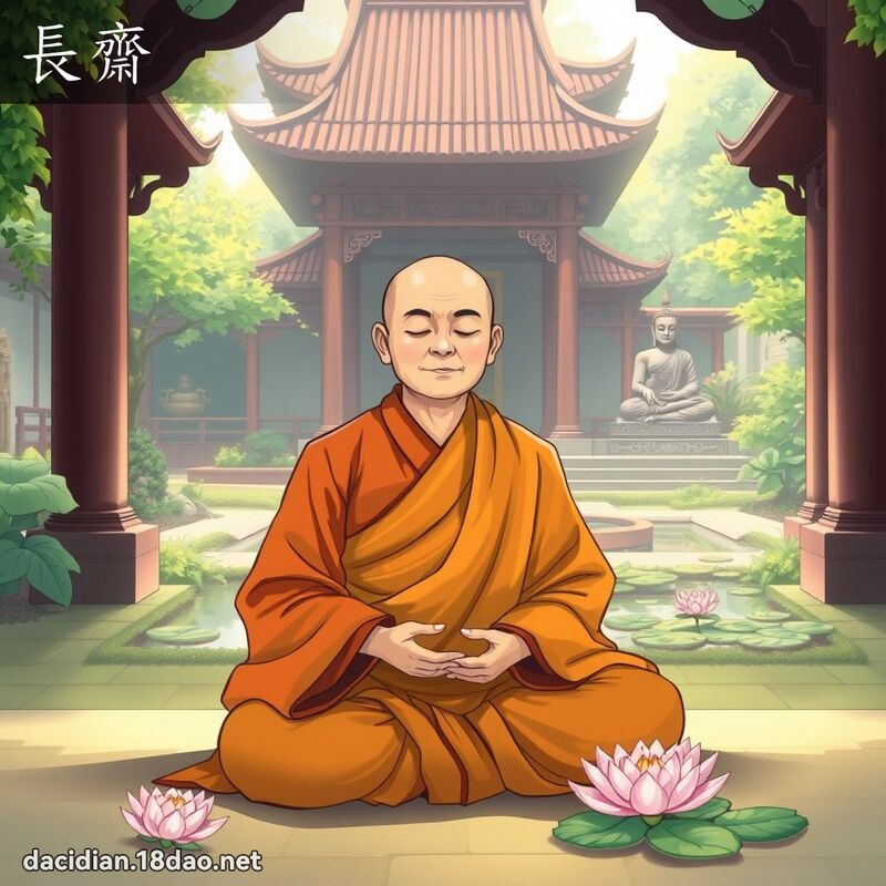 长斋 - 国语大辞典配图