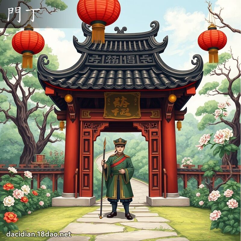 门丁 - 国语大辞典配图