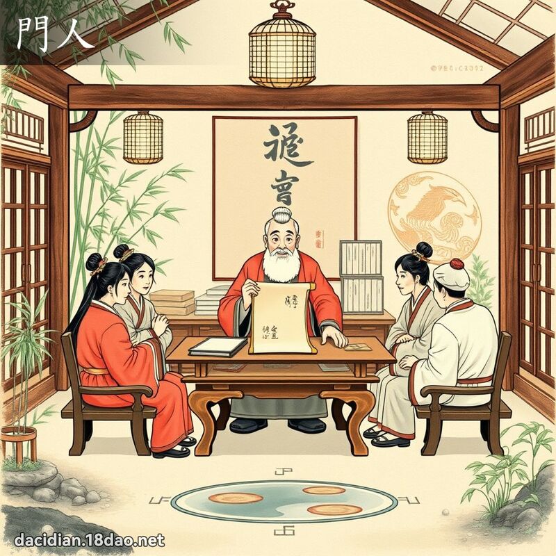 门人 - 国语大辞典配图