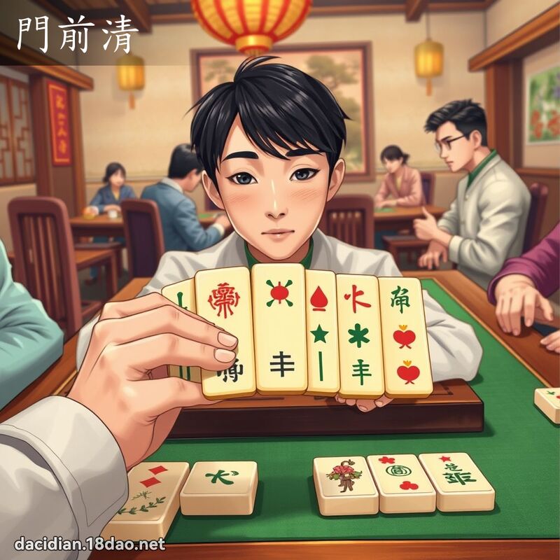 门前清 - 国语大辞典配图