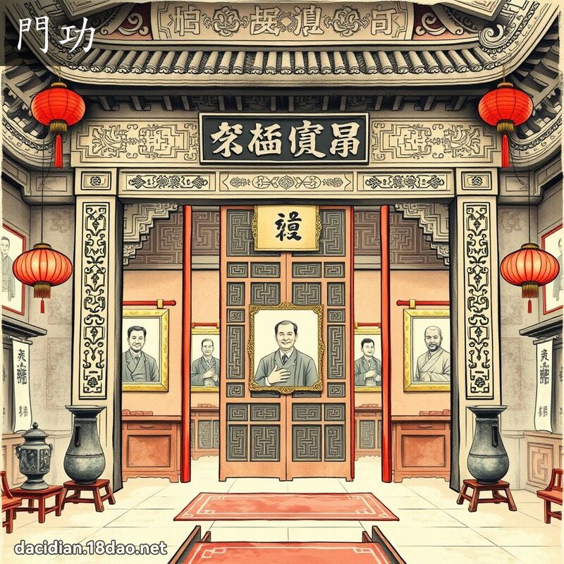 门功 - 国语大辞典配图