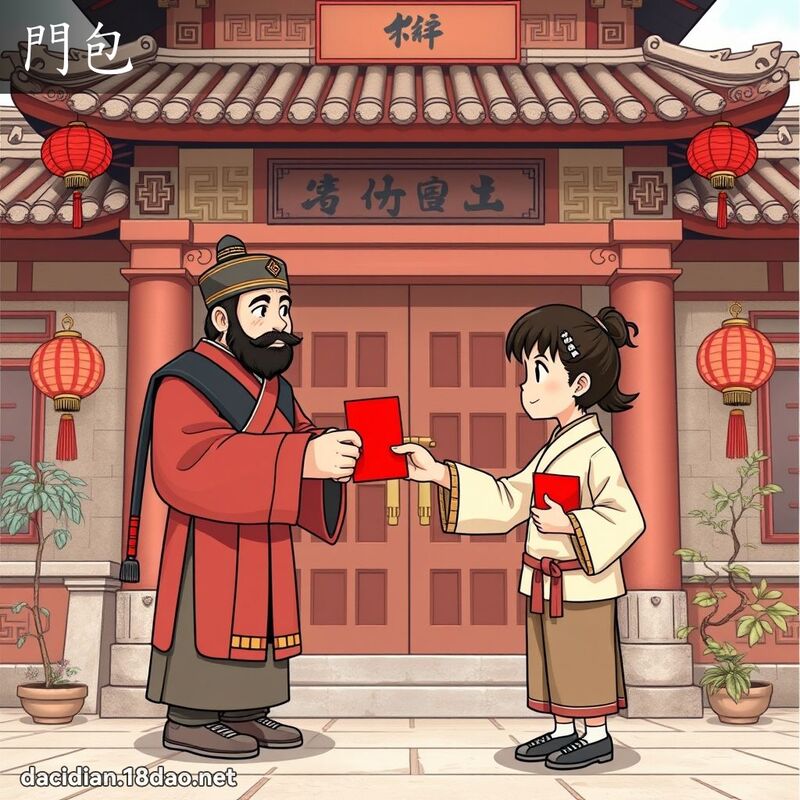 門包 - 國語大辭典配圖