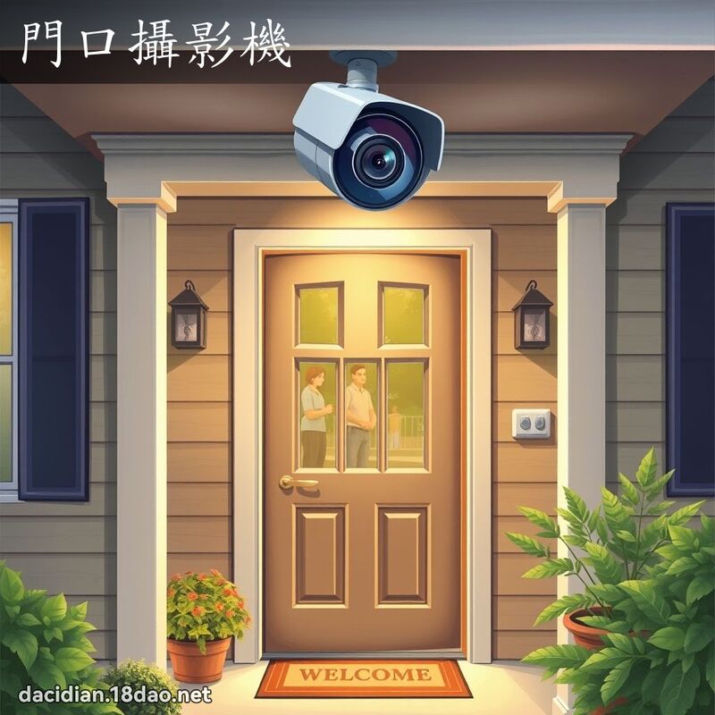 門口攝影機 - 國語大辭典配圖