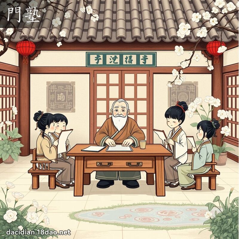 門塾 - 國語大辭典配圖