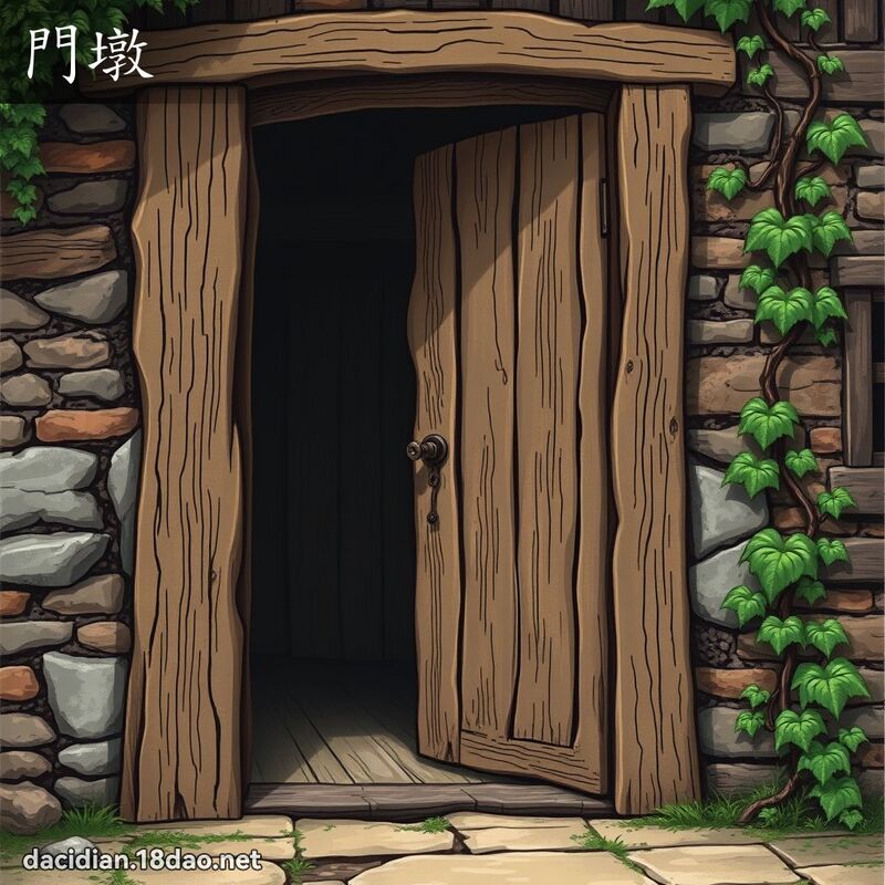门墩 - 国语大辞典配图
