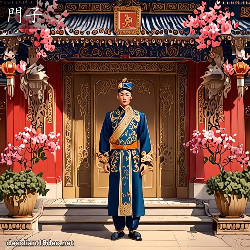 詞語: 門子 (多意詞)
