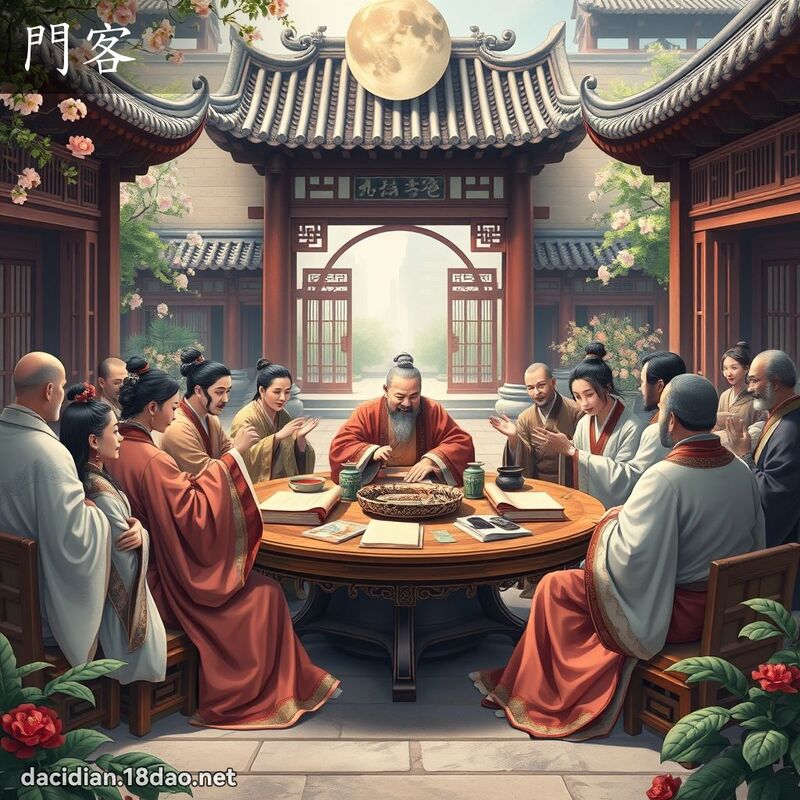 門客 - 國語大辭典配圖