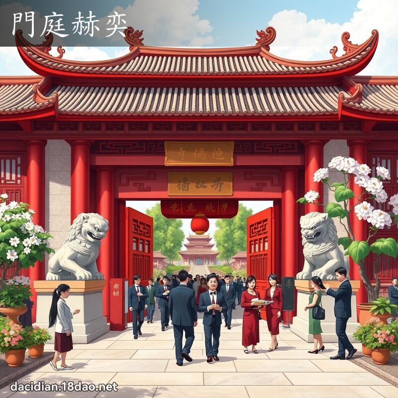 門庭赫奕 - 國語大辭典配圖