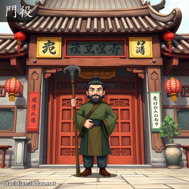 门役 - 国语大辞典配图