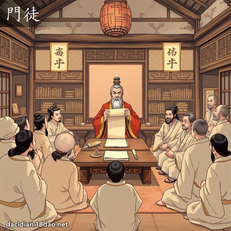 門徒 - 國語大辭典配圖
