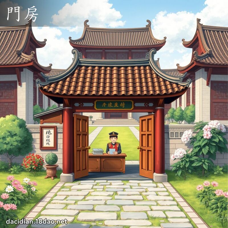 門房 - 國語大辭典配圖
