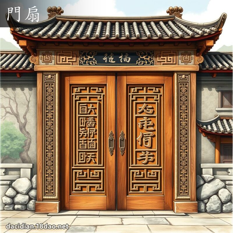 門扇 - 國語大辭典配圖
