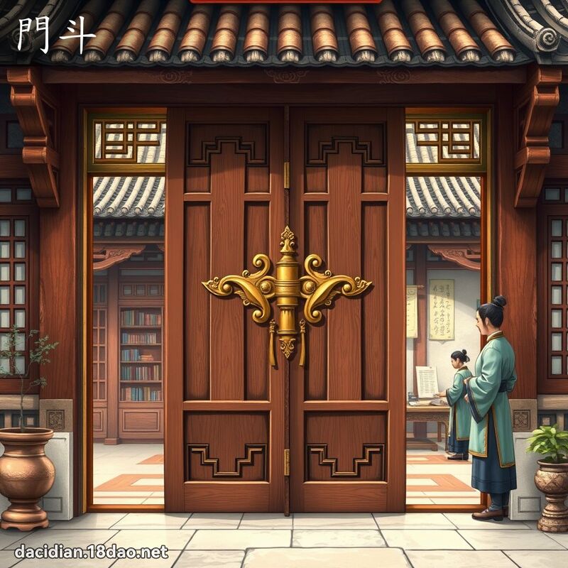 门斗 - 国语大辞典配图