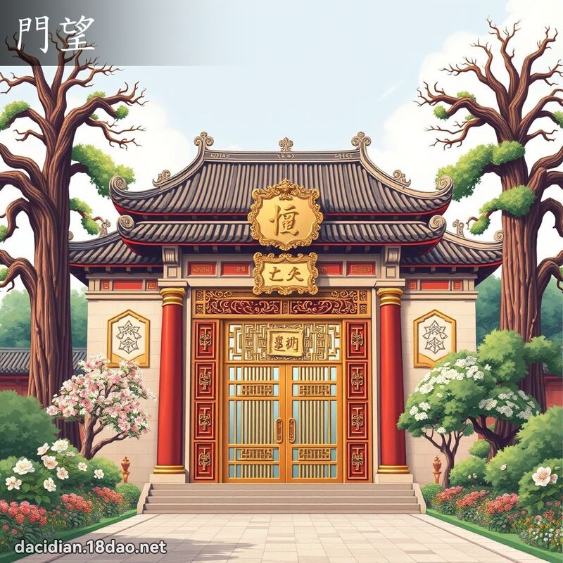 門望 - 國語大辭典配圖