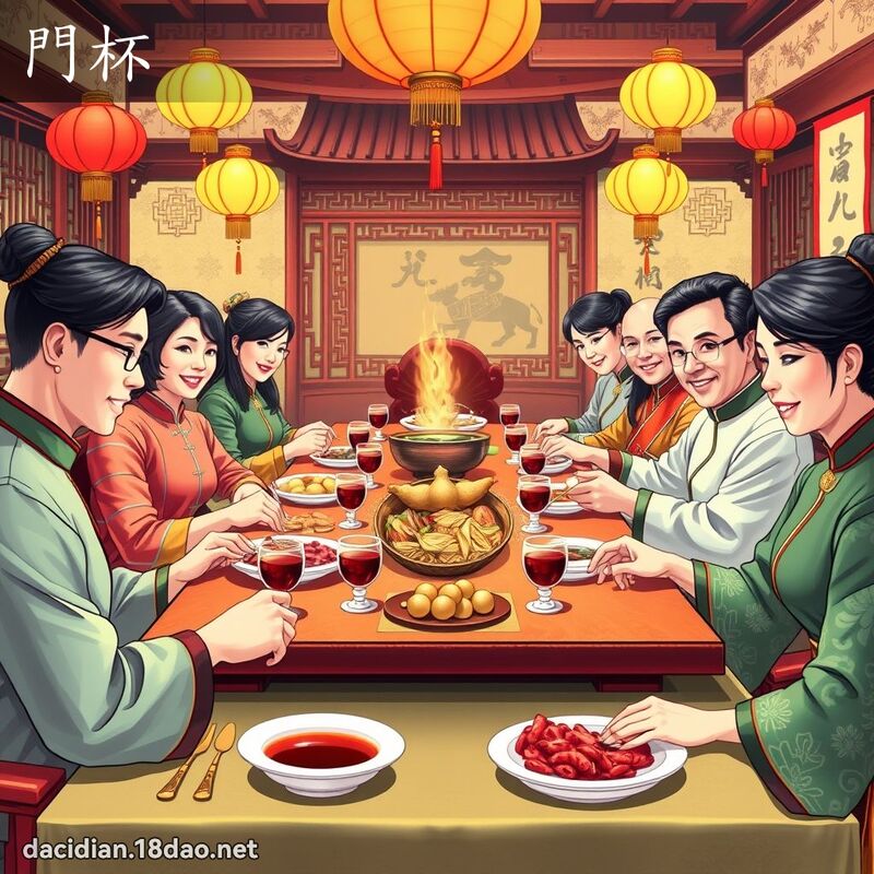 門杯 - 國語大辭典配圖