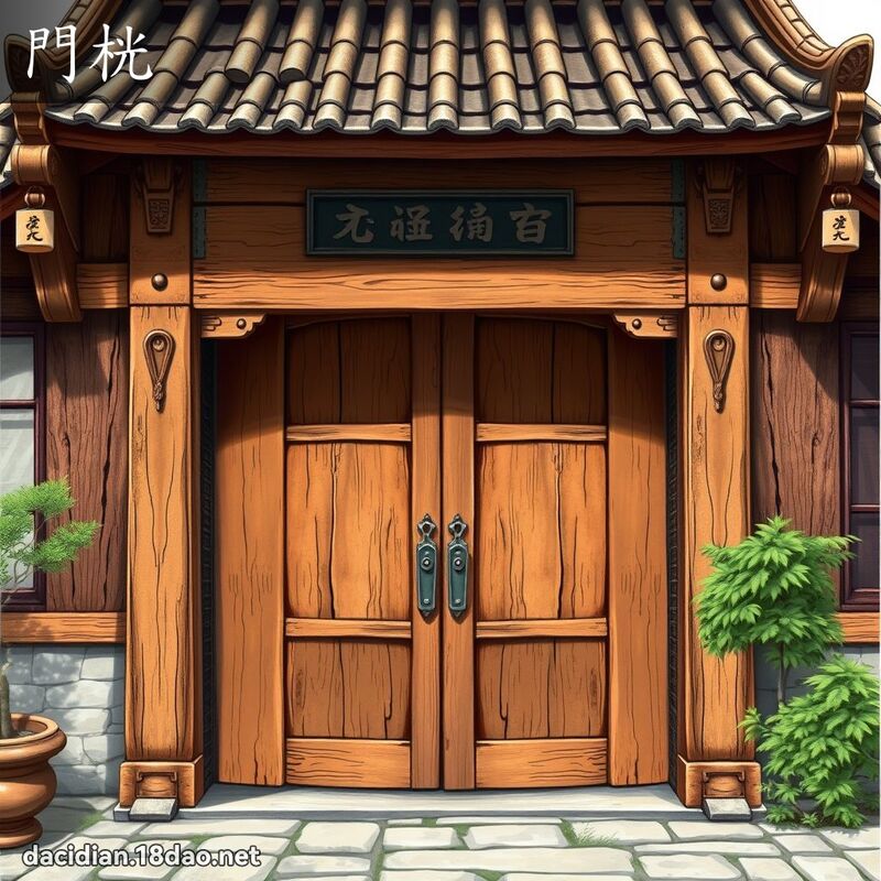 門桄 - 國語大辭典配圖