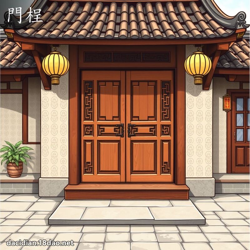 门桯 - 国语大辞典配图