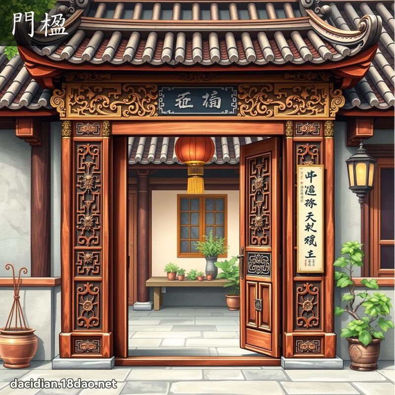 门楹 - 国语大辞典配图
