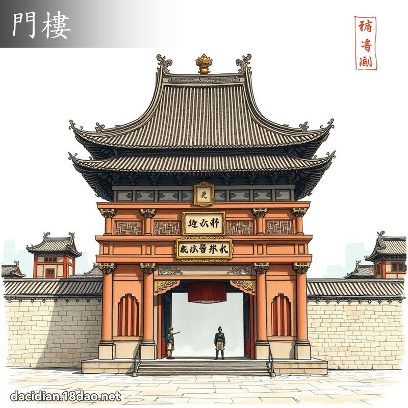 門樓 - 國語大辭典配圖