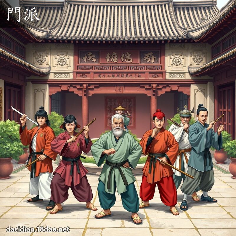 門派 - 國語大辭典配圖
