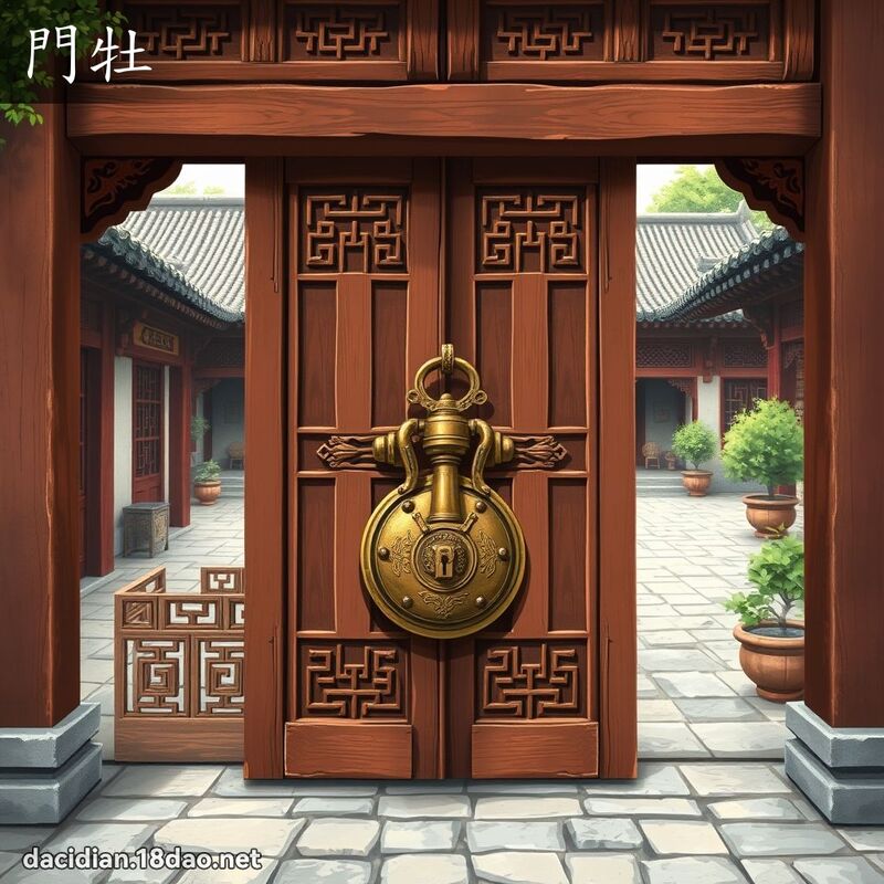 门牡 - 国语大辞典配图
