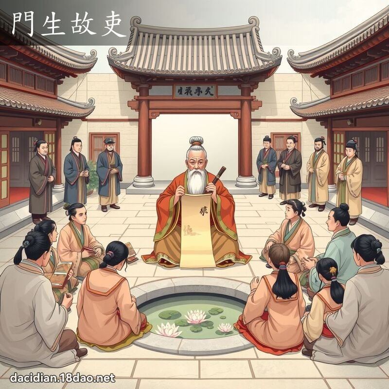 門生故吏 - 國語大辭典配圖