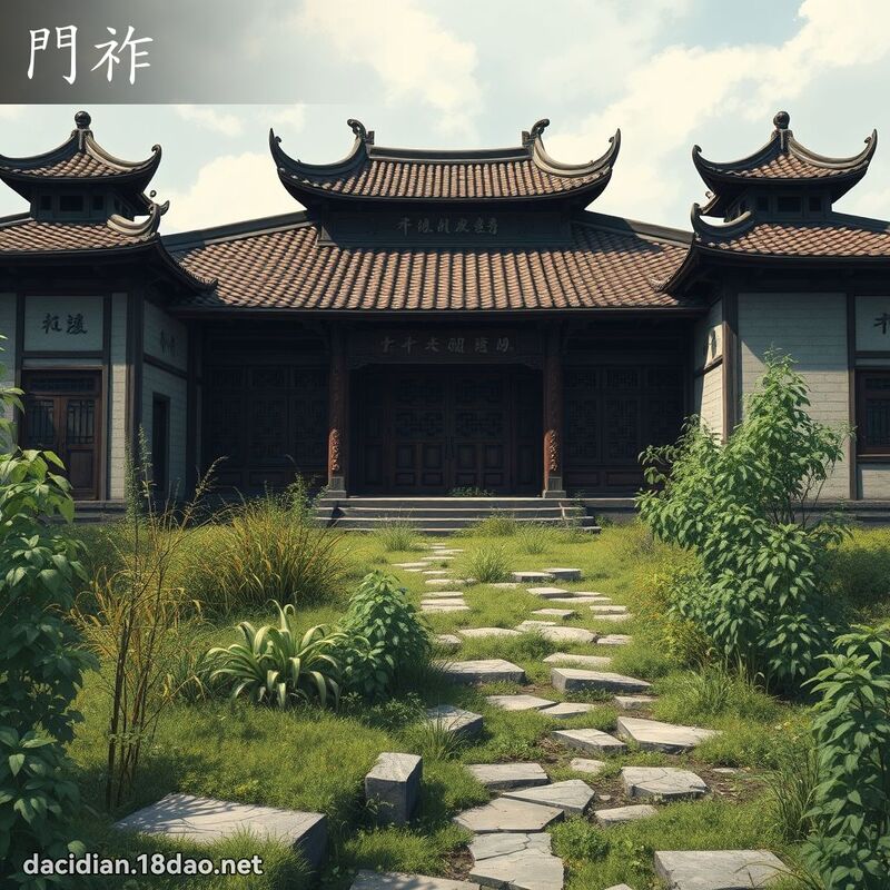 门祚 - 国语大辞典配图