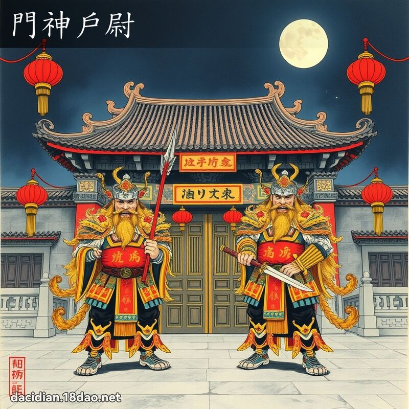 门神户尉 - 国语大辞典配图