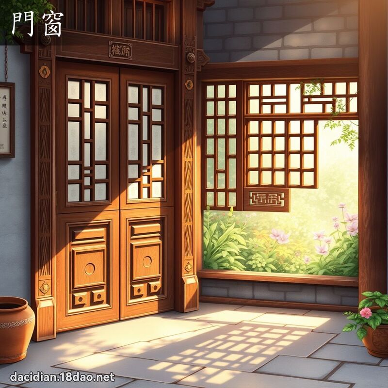 门窗 - 国语大辞典配图