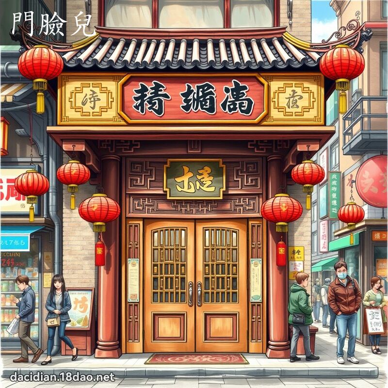 门脸儿 - 国语大辞典配图
