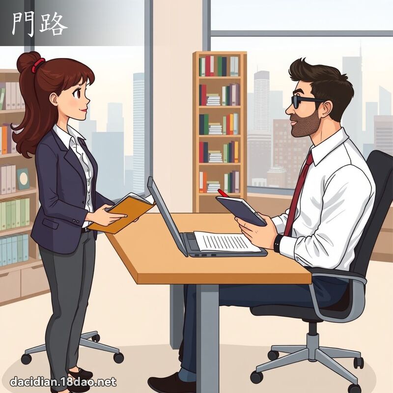 门路 - 国语大辞典配图