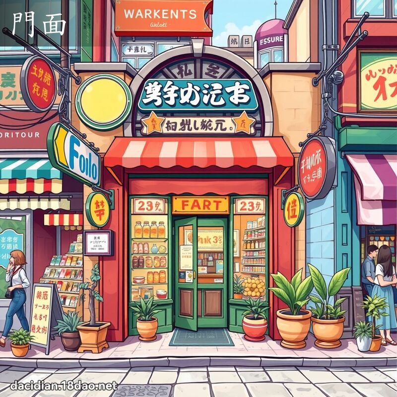 门面 - 国语大辞典配图