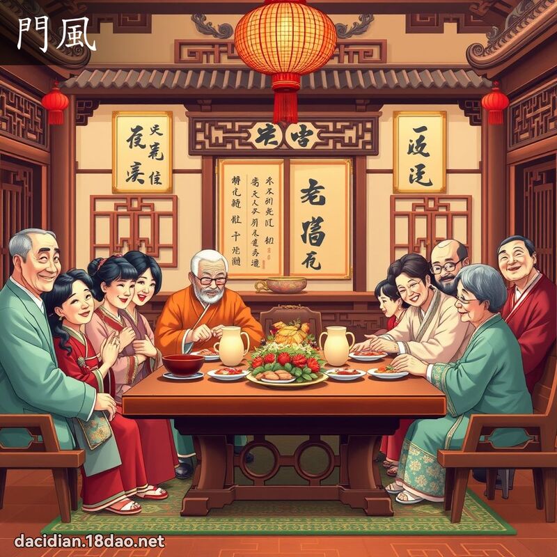 門風 - 國語大辭典配圖