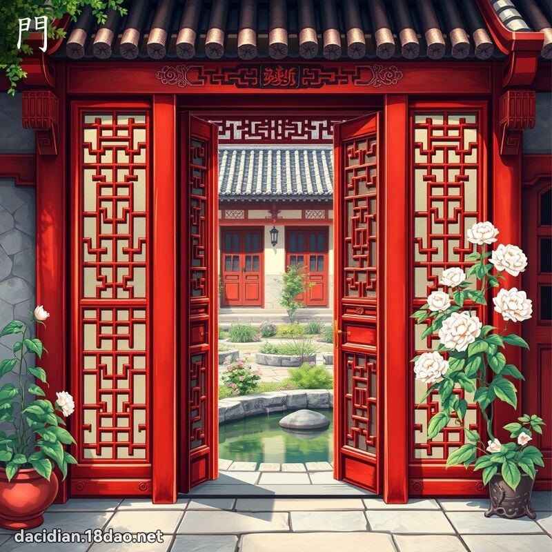 門 - 國語大辭典配圖