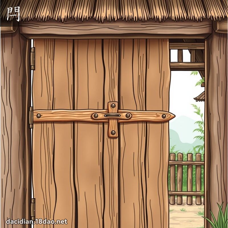 閂 - 国语大辞典配图