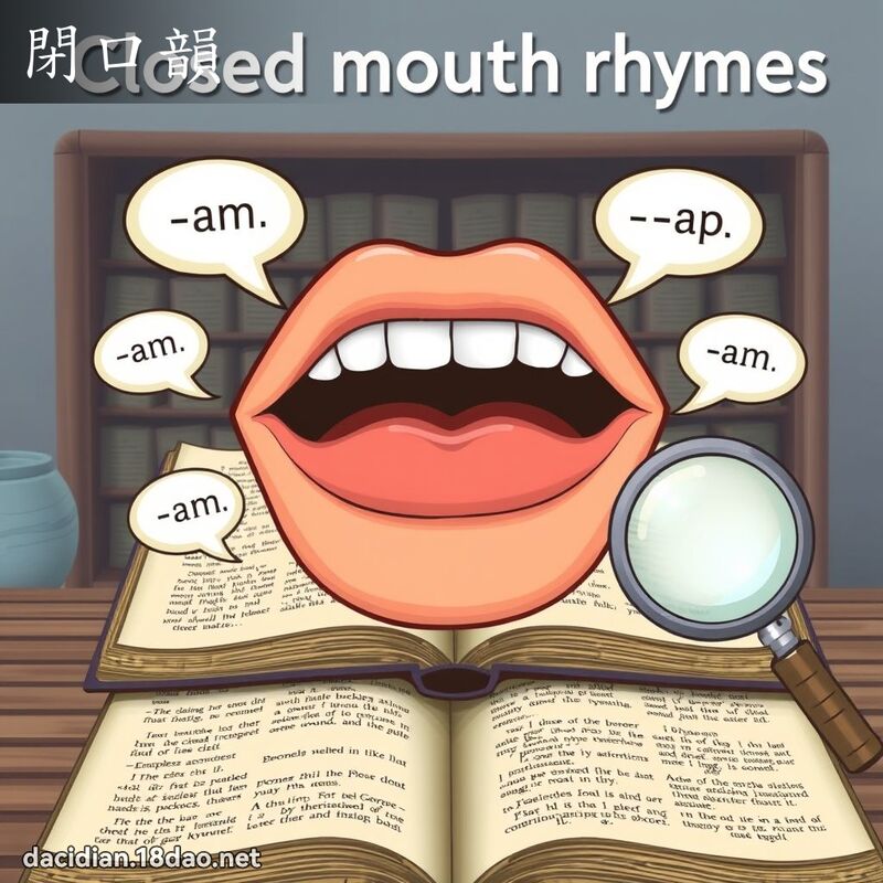 閉口韻 - 國語大辭典配圖