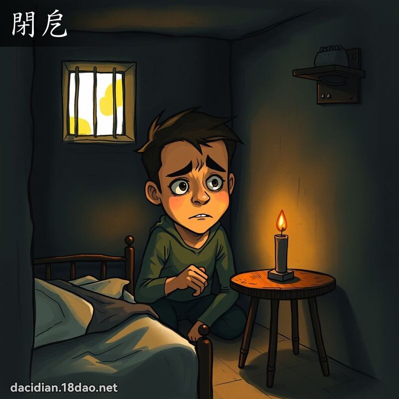 闭戹 - 国语大辞典配图