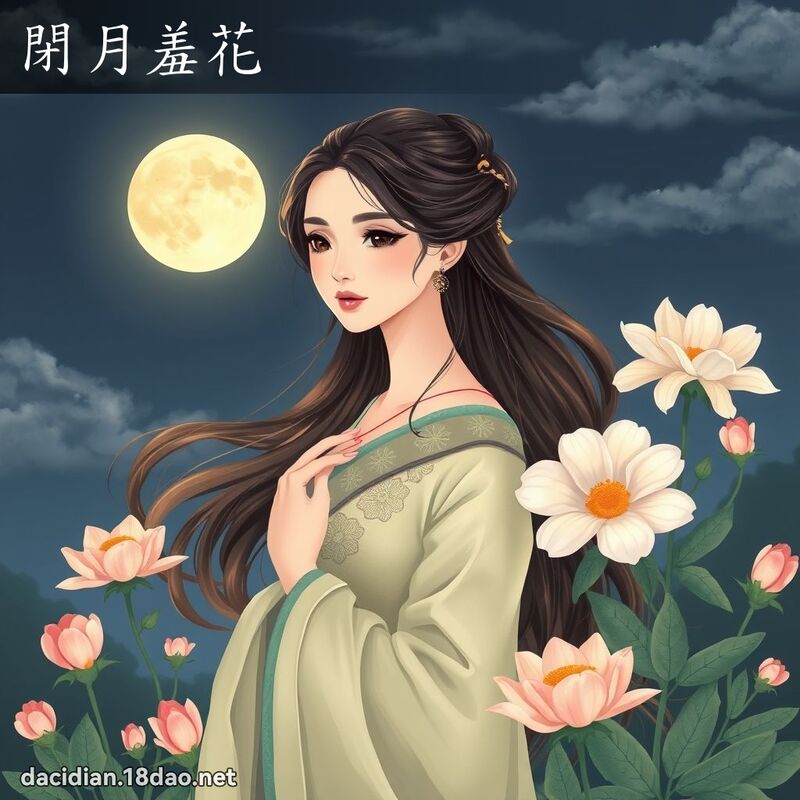 閉月羞花 - 國語大辭典配圖